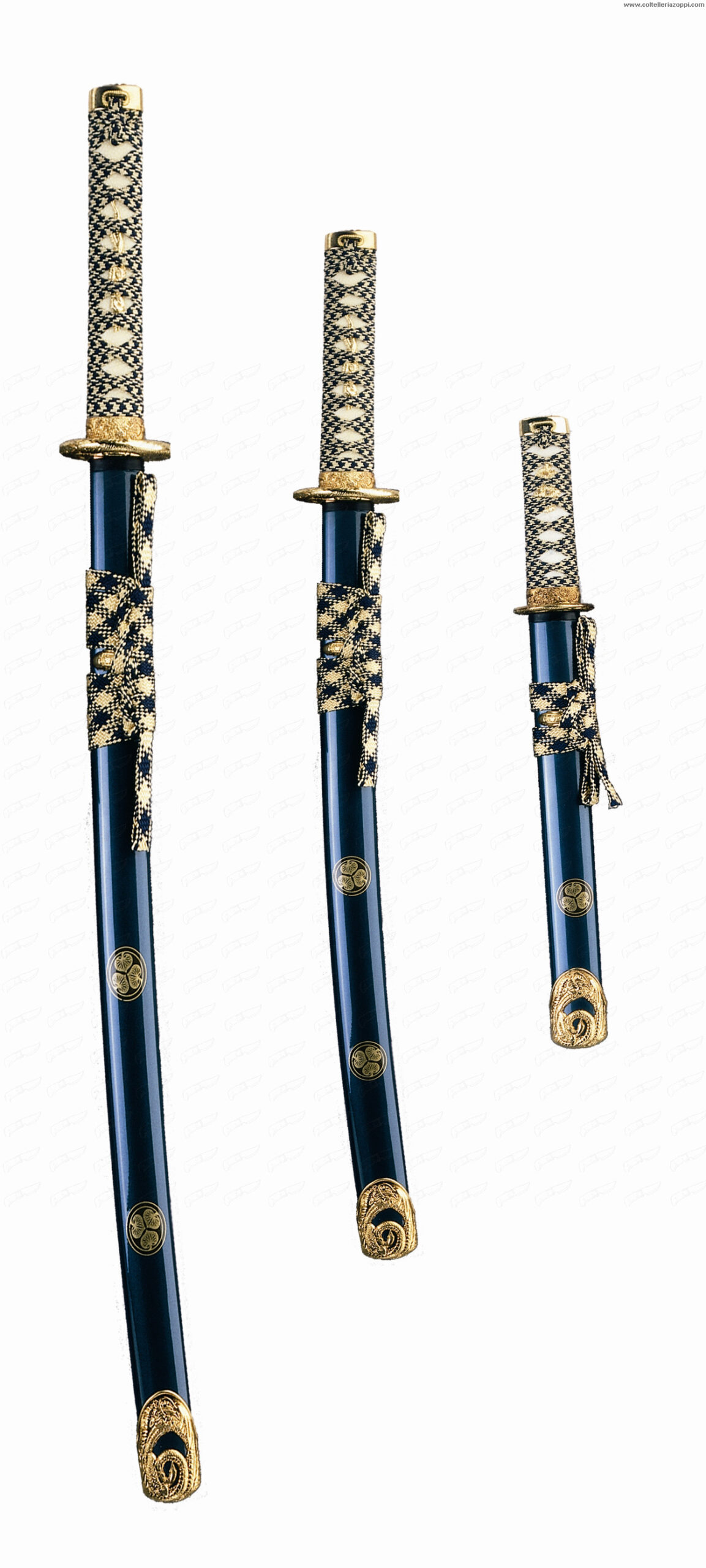 Wakizashi semplice azzurro